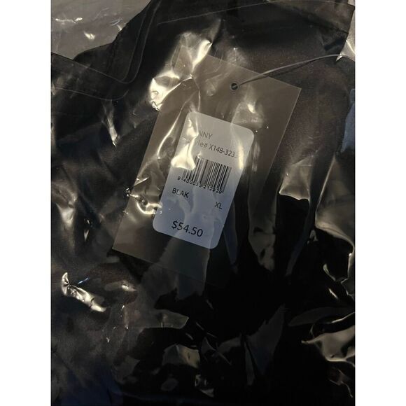 Frederick’s of Hollywood Ginny Black Satin 2 Piece Sleep Set XL - Picture 6 of 7